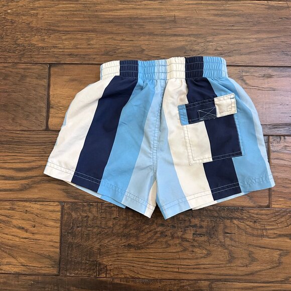 Blue Rooster Blue Stripe Swim Trunks - Picture 3 of 3